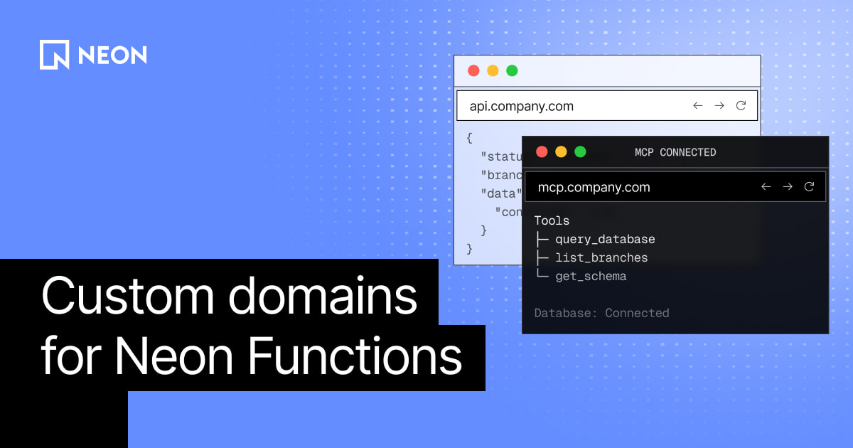 Custom domains for Neon Functions