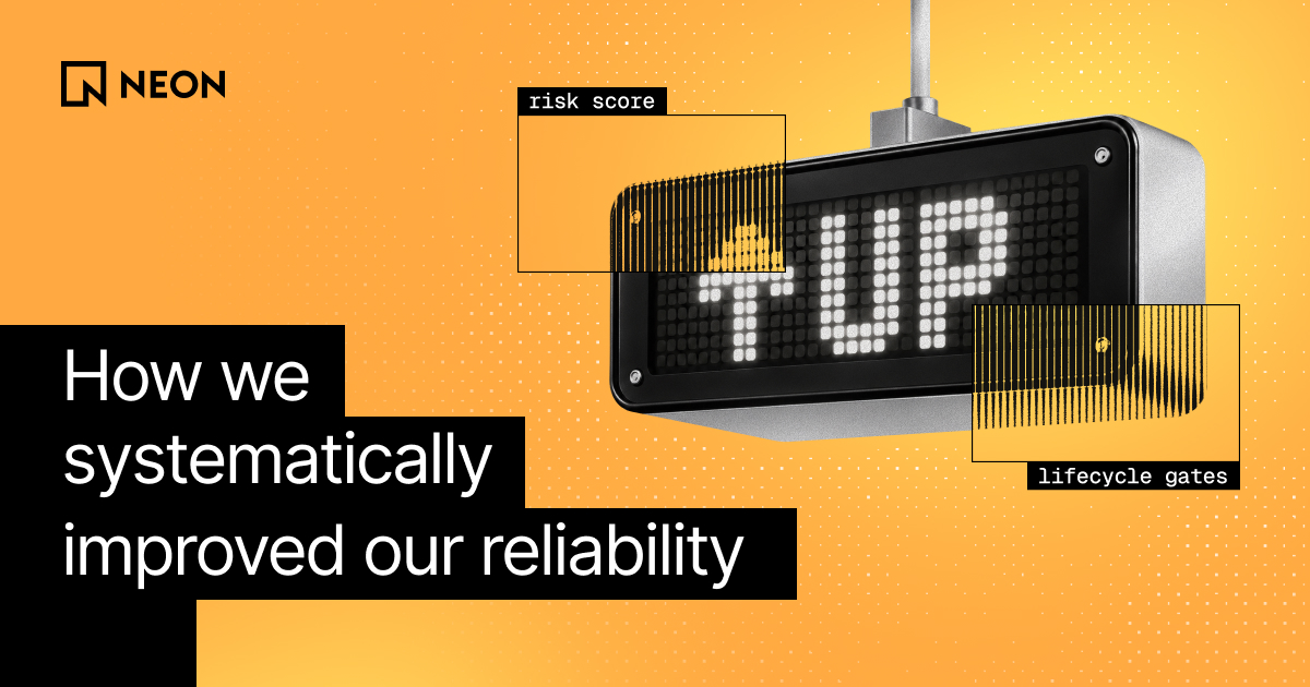 How we systematically improved our reliability