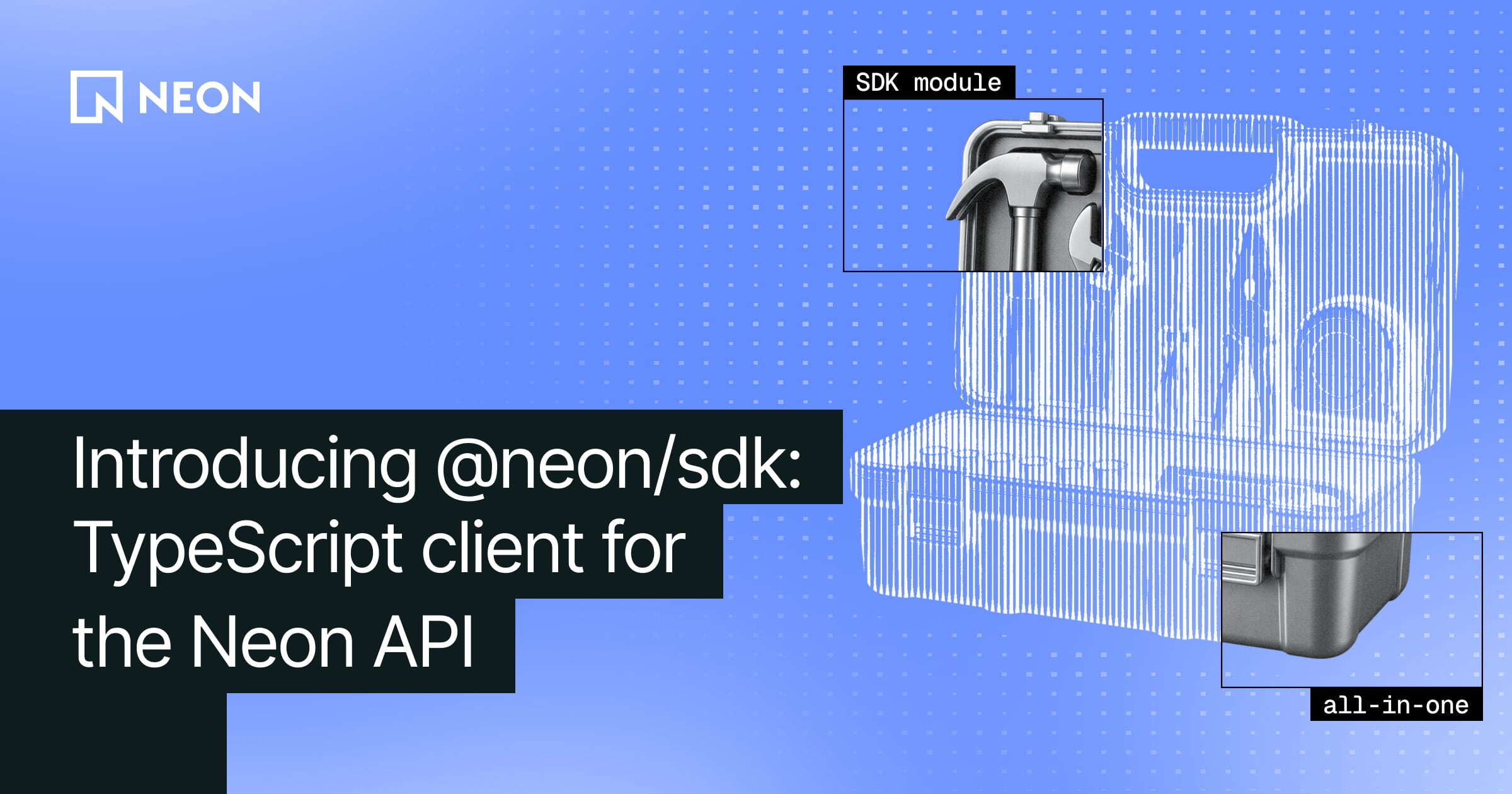 Introducing @neon/sdk, our new TypeScript client for the Neon API