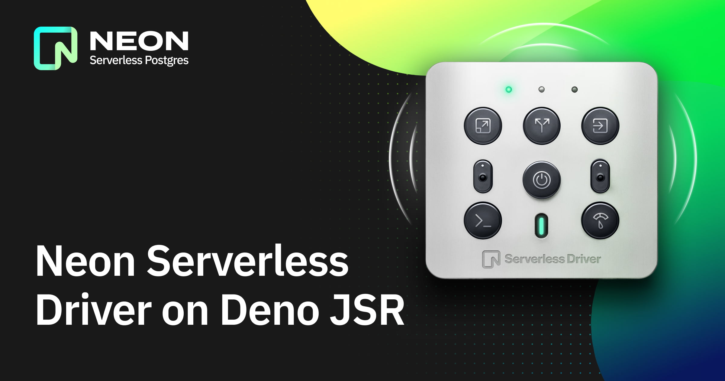 Neon Serverless Driver on JSR - Neon